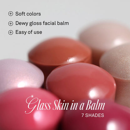 hince True Dimension Radiance Balm - Highlighter for Korean Glass Skin, Blush for Cheeks, Cream Blush, Contour Stick..