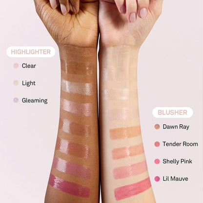 hince True Dimension Radiance Balm - Highlighter for Korean Glass Skin, Blush for Cheeks, Cream Blush, Contour Stick..