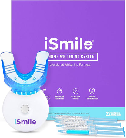 iSmile Teeth Whitening Kit - LED Light, 35% Carbamide Peroxide
