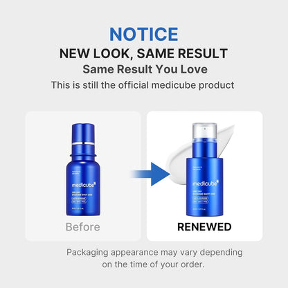 medicube Exosome Shot Zero 2,000 PPM Spicule Facial Serum | Liquid Skin Booster Serum | Exosome, AHA+BHA+PHA..