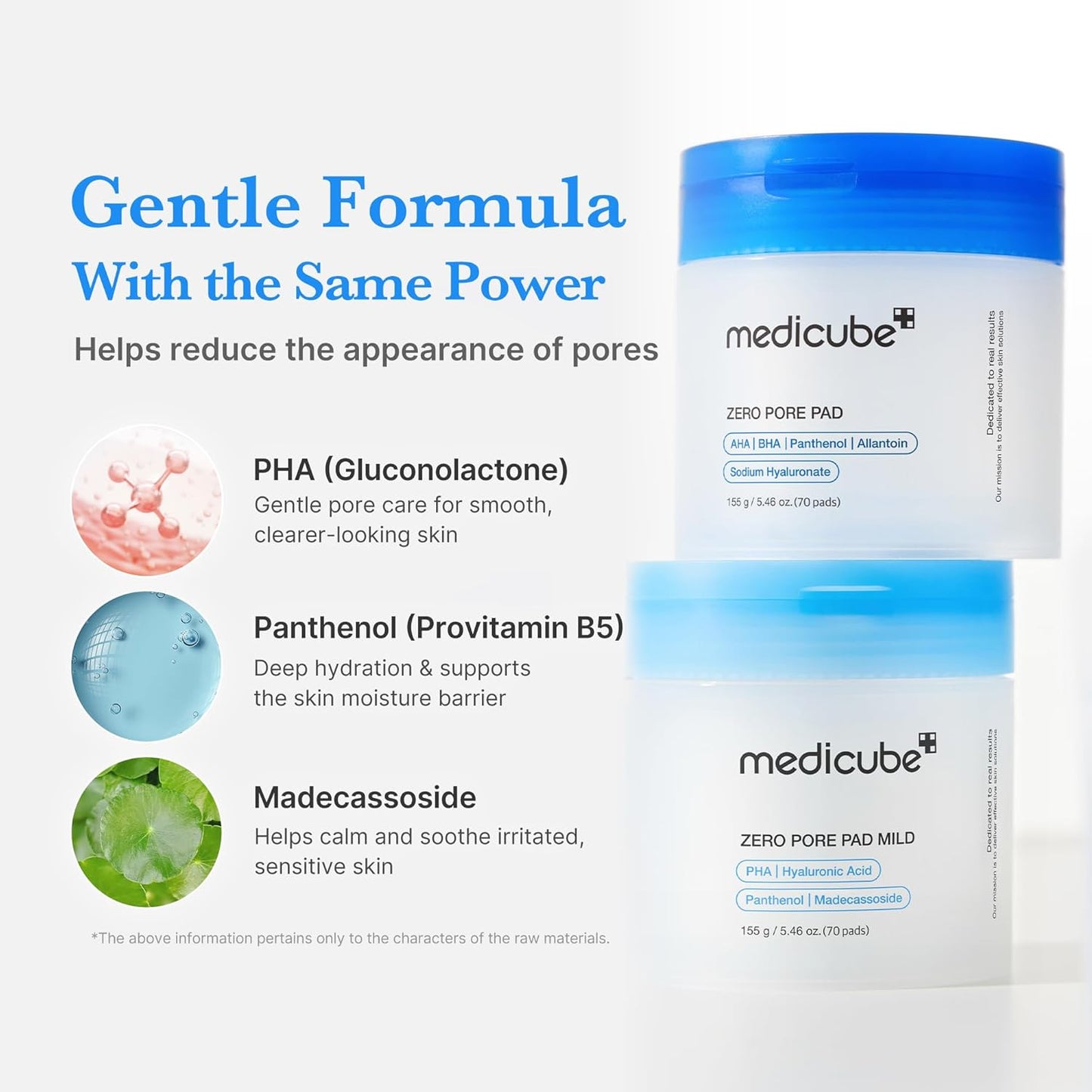 medicube Toner Pads Zero Pore Pad 2.0  | Gentle Calming Toner Pad for Exfoliation, Minimizing Pores &amp; Blackhead Removal with PHA ..