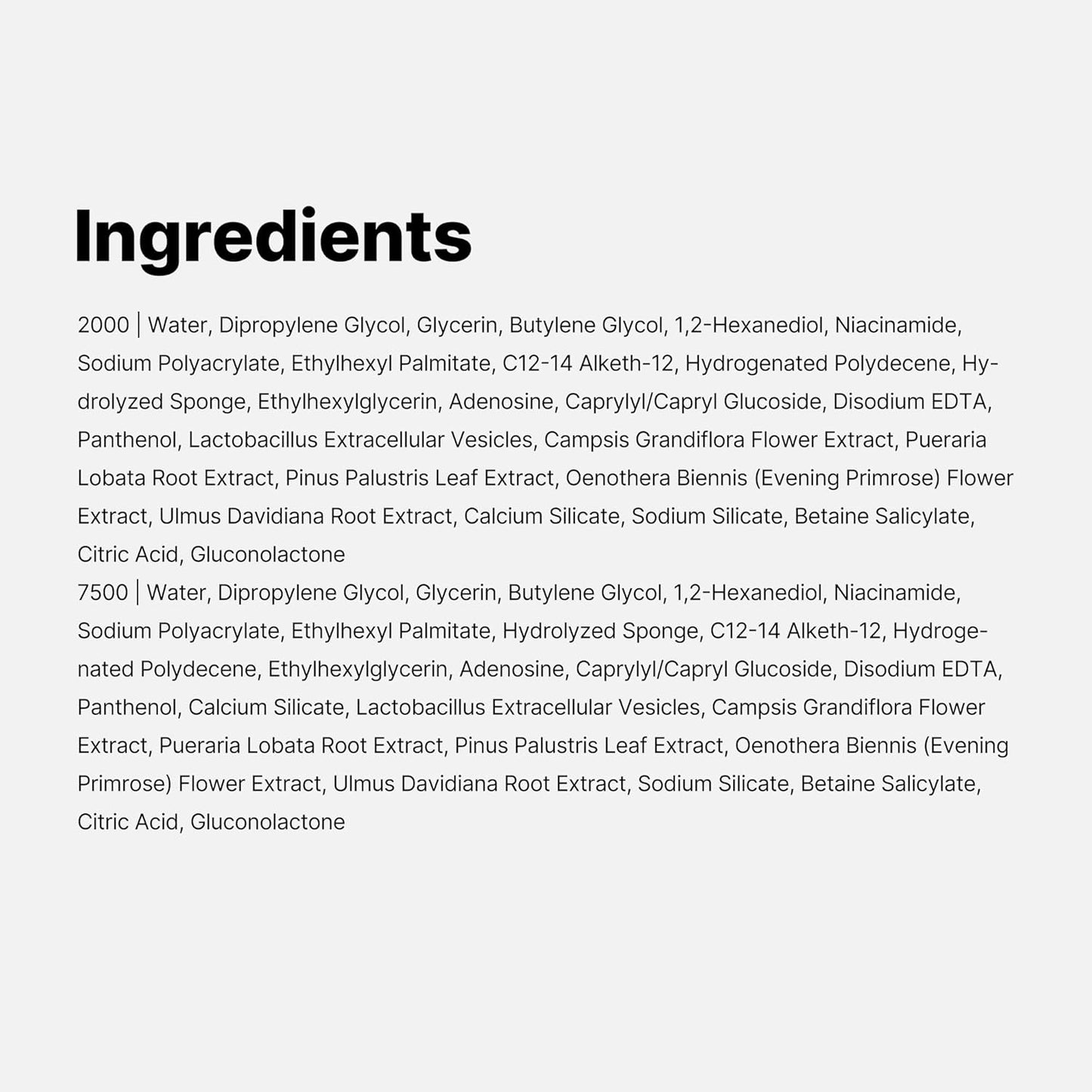 medicube Exosome Shot Zero 2,000 PPM Spicule Facial Serum | Liquid Skin Booster Serum | Exosome, AHA+BHA+PHA..