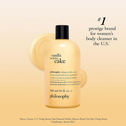 philosophy scent-sational hydrating bath & shower gels - efficiently cleanses