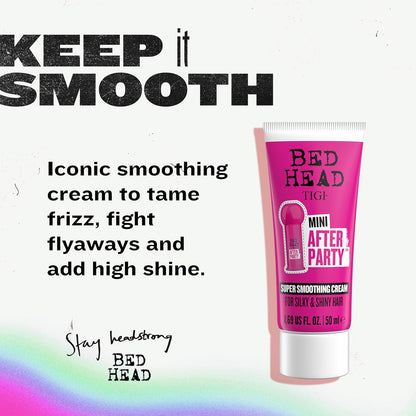 Bed Head by TIGI After Party Super Travel Size Mini Smoothing Cream, dull or coarse hair, 1.69 fl oz..