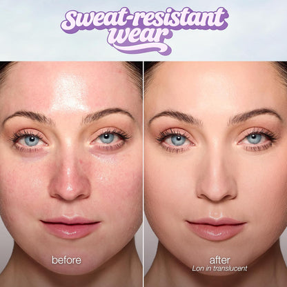 tarte creaseless SPF 30 mineral powder – Brush On Sunscreen for Face, Body &amp; Hairline, Sweat-Resistant 16HR Setting Powder..