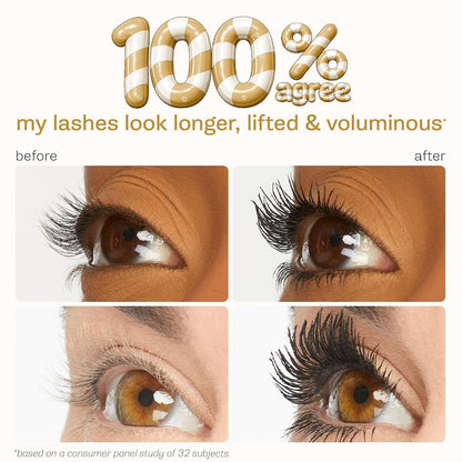 tarte tartelette XL tubing mascara – Lash Extensions in a Tube with Peptide, Extra-Bold Buildable Lifted Length & Volume..