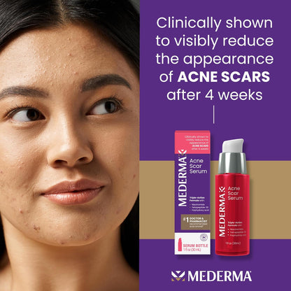 Mederma Acne Scar Serum Triple-Action Formula with Niacinamide, Tetrapeptide-30..