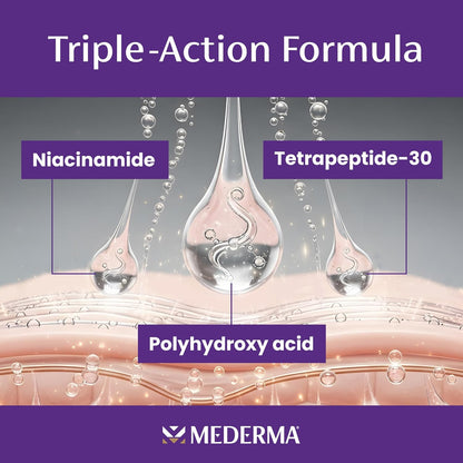 Mederma Acne Scar Serum Triple-Action Formula with Niacinamide, Tetrapeptide-30..