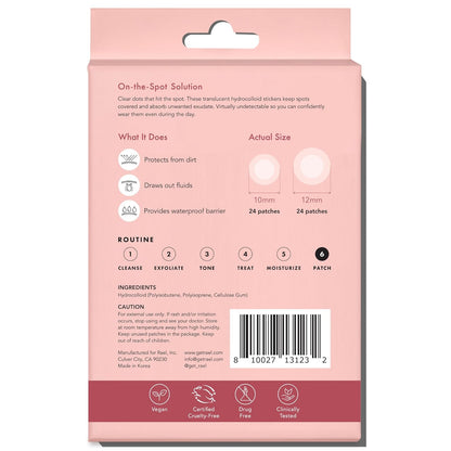 Rael Pimple Patches, Miracle Invisible Spot Cover - Hydrocolloid Acne Pimple Patch, Absorbs Zits & Blemish..