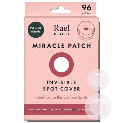 Rael Pimple Patches, Miracle Invisible Spot Cover - Hydrocolloid Acne Pimple Patch, Absorbs Zits & Blemish..