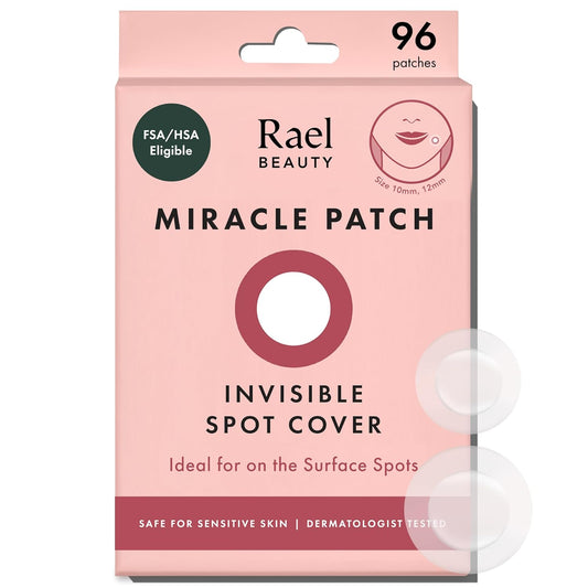 Rael Pimple Patches, Miracle Invisible Spot Cover - Hydrocolloid Acne Pimple Patch, Absorbs Zits & Blemish..